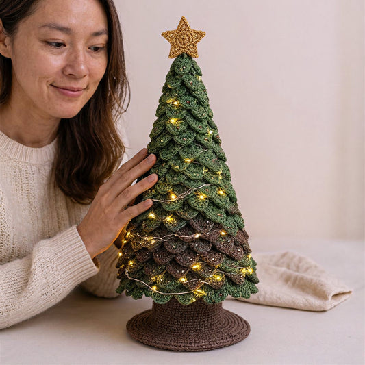 Crochetez votre propre sapin de Noël féerique